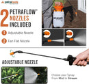 Petratools 1 Gallon Pump Sprayer – HD101 Garden Sprayer for Weeds, Lawn Care & Pesticides – 52” Long Hose, 2 Nozzles & Easy Carry Handle – Durable & Lightweight by GreenHaven Gardens