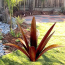 DIY Metal Agave Plant Art Yard Tequila Art Sculpture, Tequila Rustic Garden Sculpture Statue Outdoor Decor,Agave Metal Plants for Yard, Garden Lawn Ornaments (9 Leaves -Yellow) by GreenHaven Gardens