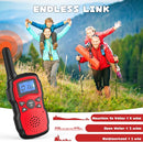 Wishouse Kids Walkie Talkies Rechargeable 3 Pack, Girls Boys Toys Age 7 8 9 10 for Outdoor Camping Adventure Games with Flashlight, Birthday Xmas Gift for 4 5 6 Year Old Children by TinyTreasures Baby Boutique