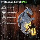 Garden Statues Tree Hugger Dragon - Halloween Dragon Statue Solar Lights Outdoor Patio Wall Decor,Christmas& Mothers Day&Birthday Gifts for Grandma Mom Women,Ideas Arts Crafts Waterproof Resin Lantern by CozyNest Decor