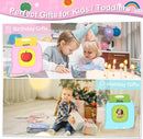 Talking Flash Cards for Toddlers 1-3, Educational Toddler Toys for 1 2 3 4 5 Years Old Girls Birthday Gift Idea, Montessori Learning Toy for Toddlers, Autism Sensory Toys, Pocket Speech Therapy Toy by TinyTreasures Baby Boutique