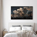 SIGNWIN 30"x60" Extra Large Framed Wall Art Silhouetted Trees at Dusk, Dramatic Forest and Cloudscape for Home Living Room Bedroom Decor (Frame Assembly Required) by CozyNest Decor
