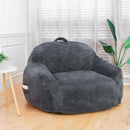 Giant Bean Bag Chair, Oversized Bean Bag Chairs for Adults and Kids, Gaming Chair Stuffed Memory Foam | Storage | Non-Slip, Removable Bean Bag Sofa Comfy Chair for Bedroom, Livingroom (Grey) by CozyNest Decor