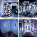 66Ft 200LED Fairy Lights Plug in with Remote, Waterproof String Lights Outdoor & Indoor 8 Modes with Timer, LED Twinkle Lights for Girl's Room Garden Patio Halloween Christmas Decorations (Cool White) by GreenHaven Gardens