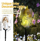 QH & Garden 2-Pack Angel Solar Garden Light - LED Waterproof Lights Mother's Day Gift,Solar Powered Garden Stake Lights for Balcony, Yard, Lawn, Pathway, Walkway-Angel Statues Grave Decorations by GreenHaven Gardens