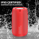 Bluetooth Speaker,MusiBaby Wireless,Outdoor, Waterproof,Portable Speaker,Dual Pairing, Bluetooth 5.0,Loud Stereo,Booming Bass,24H Playtime for Home&Party,Gifts(Pure Red) by TinyTreasures Baby Boutique