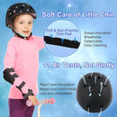 Kids Bike Helmet with DIY Stickers and Knee Pads Elbow Pads Wrist Guard Set for Ages 3-8-14 Toddler Boys Girls Helmet for Roller Skates Cycling Skateboarding Bicycle Scooter by TinyTreasures Baby Boutique