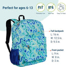Wildkin 16-inch Kids Backpack – Durable, Padded & Spacious School Bag for Boys & Girls - Confetti Blue by TinyTreasures Baby Boutique