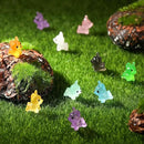 90 Pcs Luminous Mini Resin Dogs, Miniature Dog Figurines, Cute Small Dog Figures, Mini Dog Figurines Statues Glow in The Dark Crafts Cake Decor Tiny Home for Micro Landscape Dollhouse Garden by GreenHaven Gardens