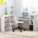 Furinno Luder Bookcase / Book / Storage , 5-Cube, White by TinyTreasures Baby Boutique