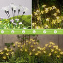 Flumy Solar Garden Lights, 64 LED Firefly Lights for Christmas Decorations, Waterproof Solar Outdoor Lights, Pathway Patio Outdoor Decor, Solar Swaying Lights, Swaying in The Wind(2 Pack) by GreenHaven Gardens