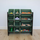 Humble Crew Kids Toy Storage Organizer with 12 Plastic Bins, Camo – Removable Bins for Playroom, Bedroom, Toddler Furniture for Boys and Girls Ages by TinyTreasures Baby Boutique