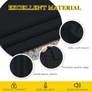 NICETOWN Window Curtains Blackout Drapes - Black Energy Saving Blackout Draperies for Bedroom/Living Room (2 Panels, 52 inches Wide by 45 inches Long) by TinyTreasures Baby Boutique