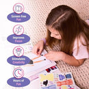 BSCOOL Fashion Studio Drawing, Coloring & Little Designer Creativity Book for Kids 4 and Up with Stickers, Stencils, Textures - Creative Fashion Design Sketchbook for Girls by TinyTreasures Baby Boutique