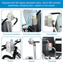 Accmor Stroller Cup Holder with Phone Holder, Bike Cup Holder, Universal Cup Holder for Uppababy Nuna Doona Strollers, 2-in-1 Cup Phone Holder for Stroller, Bike, Wheelchair, Walker, Scooter by TinyTreasures Baby Boutique