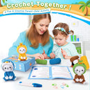 Crochet Kit for Beginners, 3 Pack Duck Cat Crochet Kits with Step-by-Step Video Tutorials, Beginner Crochet Kit for Adults Kid, Crochet Animal Kit for Starters, DIY Craft Gift for Cat Lover by TinyTreasures Baby Boutique