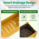 Premium Fir Wooden Raised Garden Bed with Four Legs for Backyard and Balcony Gardening,Suitable for Indoor and Outdoor use,33.07''×15.75''×38.58'' by GreenHaven Gardens