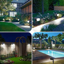 8-Pack Solar Spot Lights Outdoor, 59 LED Solar Lights Outdoor Waterproof, Outdoor Solar Lights for Yard with 3 Lighting Modes, Landscape Spotlights for Garden Pathway Driveway Walkway by GreenHaven Gardens
