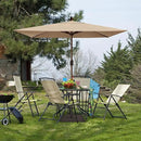EliteShade USA 10-Year-Non-Fading 6.5x10Ft Rectangular Market Umbrella Patio Umbrella Outdoor Table Umbrella with Ventilation（Hrather Beige） by GreenHaven Gardens
