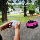 24V 2 Seater Ride on Toy for Big Kids, Electric SUV Kids Car to Drive w/Parent Remote, 2WD/4WD Switchable - Pink by TinyTreasures Baby Boutique
