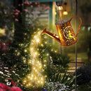 Big Solar Lanterns Outdoor Waterproof, Moon Fairy Watering Can Garden Decor,Hanging Solar Lights Yard Art, Outside Patio Decorations Gardening Birthday Gifts for Mom Grandma Women with Shepherd Hook by GreenHaven Gardens