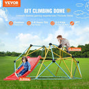 VEVOR Climbing Dome, 8FT Geometric Dome Climber with Slide, Jungle Gym Supports 600LBS and Easy Assembly for Kids 3 to 9 Years Old, with Climbing Grip, Outdoor and Indoor Play Equipment for Kids by TinyTreasures Baby Boutique