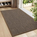 LEKEEPGO Door Mat 24"x36", Non Slip Door Mat Indoor Entrance, Rubber Backing Front Indoor Door mat Washable Absorbent Low-Profile Entryway Entry Resist Dirt Inside Door Mats, Brown by CozyNest Decor