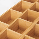Premium Tea Bags and Coffee Pods Drawer Organizer – Small 9-Compartment Design with Removable Wall Inserts, Non-Slip Feet, 100% Sustainable Bamboo by CozyNest Decor