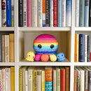 Crochetta Crochet Kit for Beginners, Crochet Kit Step-by-Step Video Tutorials, Crochet Starter Kit Learn to Crochet Kits for Adults Kids Beginners, Jumbo 3 Colorful Octopus Familly (40%+ Yarn Content) by TinyTreasures Baby Boutique