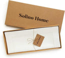 Solino Home Linen Ivory Table Runner 60 Inches - Classic Hemstitch, 100% Pure Linen Coffee Table Runner 14 x 60 Inch Ideal for Dresser Tables - Fall, Autumn, Halloween, Thanksgiving by CozyNest Decor