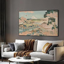 SIGNWIN 30"x60" Extra Large Framed Wall Art Japanese Ukiyo-e Landscape, Timeless Mt. Fuji Scene for Zen-Inspired or Asian-Style Interiors for Home Living Room Bedroom Decor (Frame Assembly Required) by CozyNest Decor