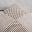 Fancy Homi Set of 2 Neutral Taupe Boho Long Lumbar Body Decorative Throw Pillow Cover 14x36 Inch for Bed Couch Bedroom Bench, Soft Patchwork Corduroy Textured Pillow Case, Farmhouse Room Decor by CozyNest Decor