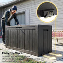 75 Gallon Outdoor Storage Box – Waterproof Deck Box for Patio & Garden,Black by GreenHaven Gardens