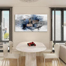 Mofutinpo Black and Blue Abstract Wall Art: Large, Modern Canvas Wall Art for Living Room, Bedroom, Office Decorations - Blue, Grey, Black and White Wall Decor Paintings & Pictures 20×40 by CozyNest Decor