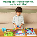 Skillmatics Scissor Skills Activity Book - Snip Snip, 25 Fun Cutting & Creative Activities for Preschoolers, 2 Child-Safe Scissors, Fine Motor Skills Craft Kit, Gifts for Kids Ages 3, 4, 5, 6, 7 by TinyTreasures Baby Boutique
