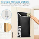 Hanging Laundry Hamper Bag XL 40x22", Space Saving over the Door Storage Bags, Behind the Door Hampers for Dirty Clothes & Wall Mounted Basket for Bathroom, Organizer for Small Room Spaces RV by CozyNest Decor