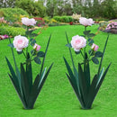 Large Tequila Rustic Sculpture, Home Decor Hand Painted Metal Agave Garden Yard Statue, Outdoor Lawn Ornaments (2 Big Flowers) by GreenHaven Gardens
