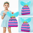 WERNNSAI Mermaid Piñata - Mermaid Party Games Decorations Mermaid Tail Piñata with Blindfold and Bat for Girls Kids Under the Sea Themed Birthday Party Supplies (12.5" x 16.5" x 3") by TinyTreasures Baby Boutique