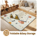 Foldable Baby Play Mat, PIGLOG Waterproof Playmats for Babies and Toddlers Kids, Safe Foam Playmat for Tummy Time, 50x50 Playpen Mat, Reversible Portable Baby Floor Mat for Infant, Toddler, Dragonfly by TinyTreasures Baby Boutique