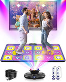 Flannel Dance Mat for TV with Camera, Non-Slip Exercise Dance Pad with Yoga Mode for Kids & Adults, Family-Friendly Electronic Game Mat Toy Gifts for Girls & Boys (Purple) by TinyTreasures Baby Boutique