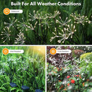 Solar Garden Lights 2 Pack Twinkling Solar Firework Lights with 2 Modes 120LED, Solar-Powered Light for Outside Yard Pathway Garden Decor Outdoor Waterproof, Gardening Gifts for Women Mothers Day,Warm by GreenHaven Gardens
