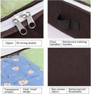 Budding Joy 6 Pack 90L Under bed Storage Containers Organizer Large Capacity Underbed Clothes Storage Bins Organization and Storage Bedroom Foldable Storage Bags with Clear Window Brown by CozyNest Decor