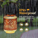 Dragonfly Solar Lanterns Outdoor Waterproof, Hanging Solar Garden Lights, Metal Lights for Yard, Patio, Lawn, Pathway, Garden Decor, Gardening Gifts for Women, Mom, Grandma by GreenHaven Gardens