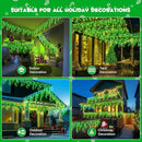 JMEXSUSS 400 LED 38.8F Green Icicle Lights for St Patricks Day Decorations, Green Christmas Lights Indoor Outdoor, Green String Icicle Lights for House Fireplace Party Yard Decoration by GreenHaven Gardens