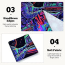 BVBOX Astronaut Space Blacklight Tapestry 90"x70", UV Reactive Astronaut Electronic Piano Universe Galaxy Planet Glow in Dark Music Tapestries, Black Light Neon Upright Poster Wall Hanging Backdrop Decor for Bedroom Living Room by CozyNest Decor