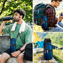 25/32/40/64oz Water Bottle Bag Holder Carrier-Insulated Crossbody Sling Case Sleeve with Strap & Pockets for Men Women Gym Cycling Travel Walking Hiking Camping by TinyTreasures Baby Boutique