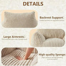 Giant Bean Bag Chairs for Adults Teens, Large Bean Bag Sofa Chairs with Filling Comfy Fuzzy BeanBag Chair with Armrests for Bedroom Living Room Reading by CozyNest Decor