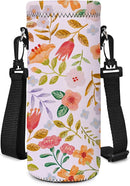 AUPET Water Bottle Sling Bag Carrier Crossbody Sleeve,Insulated Neoprene Bottle Case Holder Pouch Cover 500ML/17oz with Shoulder Strap for Walking Women Men by TinyTreasures Baby Boutique