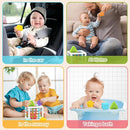 MINGKIDS Montessori Toys for 1 Year Old, 6 Pc Multi Sensory Shape, Toddler Developmental Learning Birthday Gifts, Baby Toys 12 Month by TinyTreasures Baby Boutique