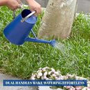 1.5 Gallon Watering Can for Outdoor Plants,Large Metal Plant Watering Pot with Removable Spout,Flower Garden Water Can Watering Pot,Galvanized Steel Watering Can with Stainless Steel Handles，Navy by GreenHaven Gardens